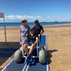 Emu Park Surf Lifesaving Club - Purchase of sandcruiser disability beach access wheelchair